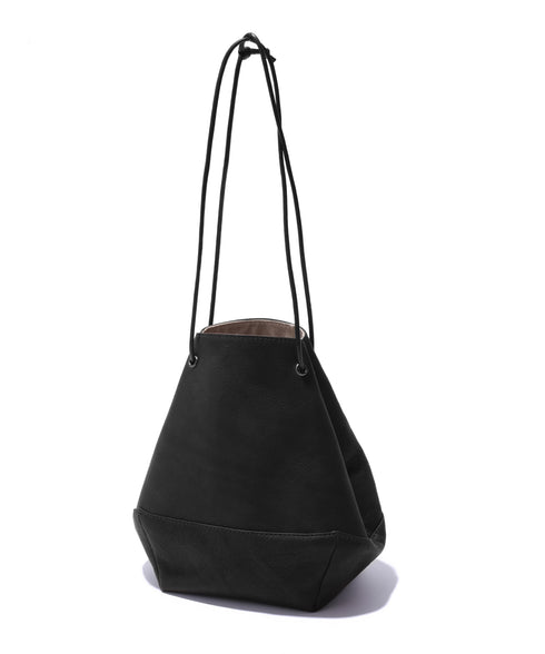 MR.OLIVE E.O.I / WATERPROOF WASHABLE LEATHER 2WAY DRAWSTRING POUCH ミスターオリーブ / ウォータープルーフウォッシャブルレザー/2WAY ドローストリングポーチ